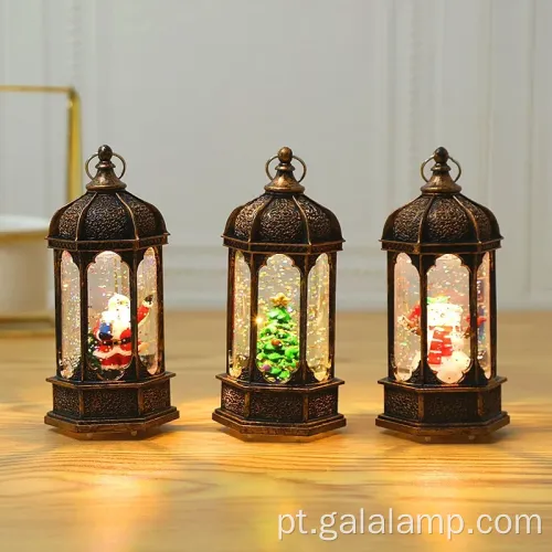 Lâmpada de vento led portátil festiva para decoração de férias